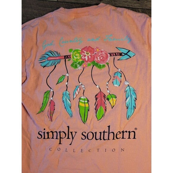 2 for $20 Simply Southern Long Sleeve Size S - Picture 1 of 4